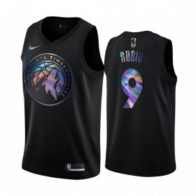 Dres Minnesota Timberwolves Ricky Rubio 9 Iridescent HWC Collection Swingman